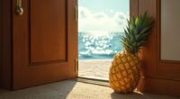 upside down pineapple symbolism